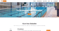 Desktop Screenshot of osbadet.no